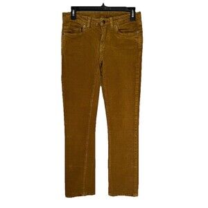 Patagonia Corduroy Pants Womens 26 Camel Tan Organic Cotton Stretch Jeans Casual
